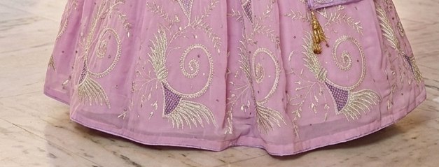 Purple Ombre Lehenga detail 3