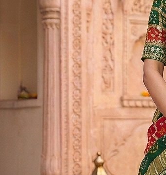Gharchola Bridal Lehenga detail 5