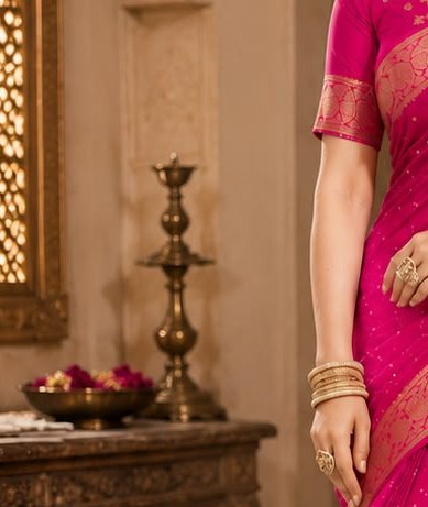 Diamond Chiffon Saree detail 5