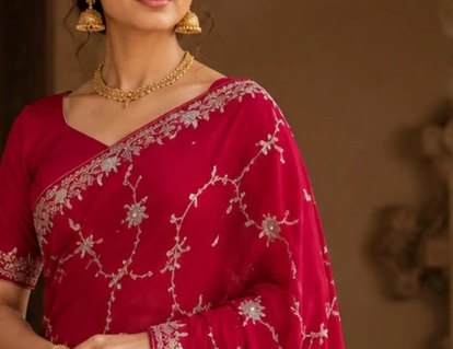 Vintage Saree detail 4