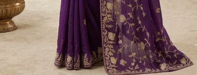 Jardoji Saree detail 3