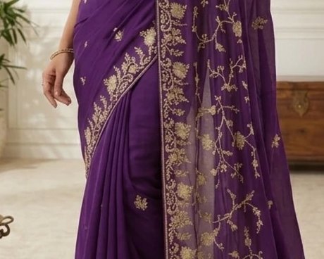 Jardoji Saree detail 6