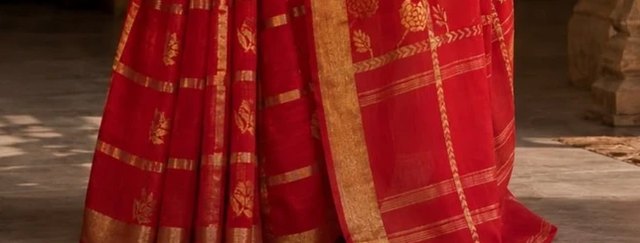 Real Jari Kota Doria Saree detail 3
