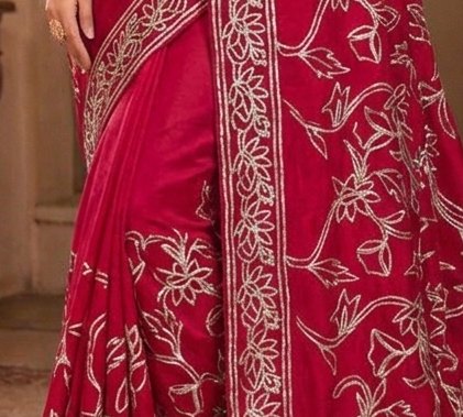 Crimson Vine Sikhiya Saree detail 6