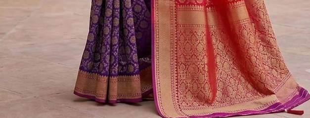 Banarasi Touch Binni Saree detail 3
