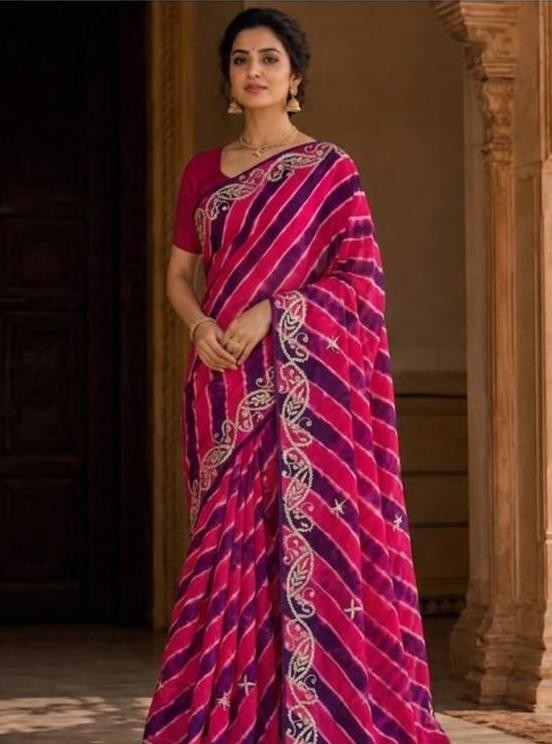 Lehariya Saree
