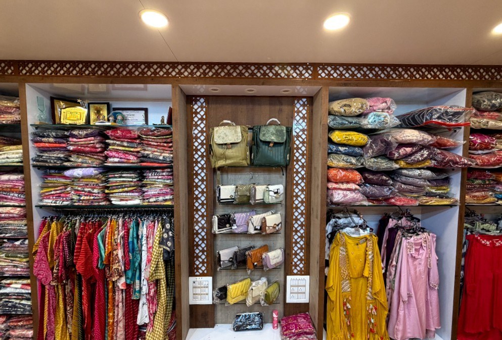 Inside Shri Balaji Sarees store 4
